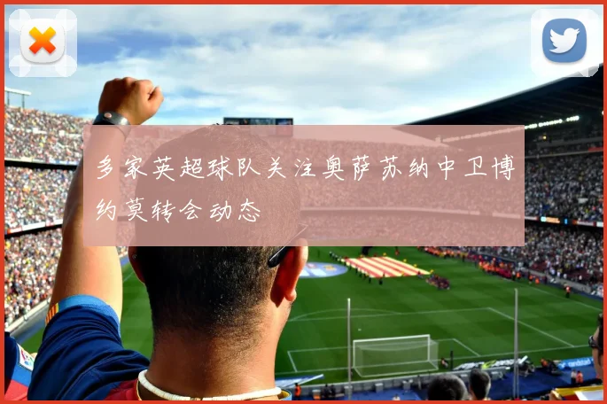 多家英超球队关注奥萨苏纳中卫博约莫转会动态